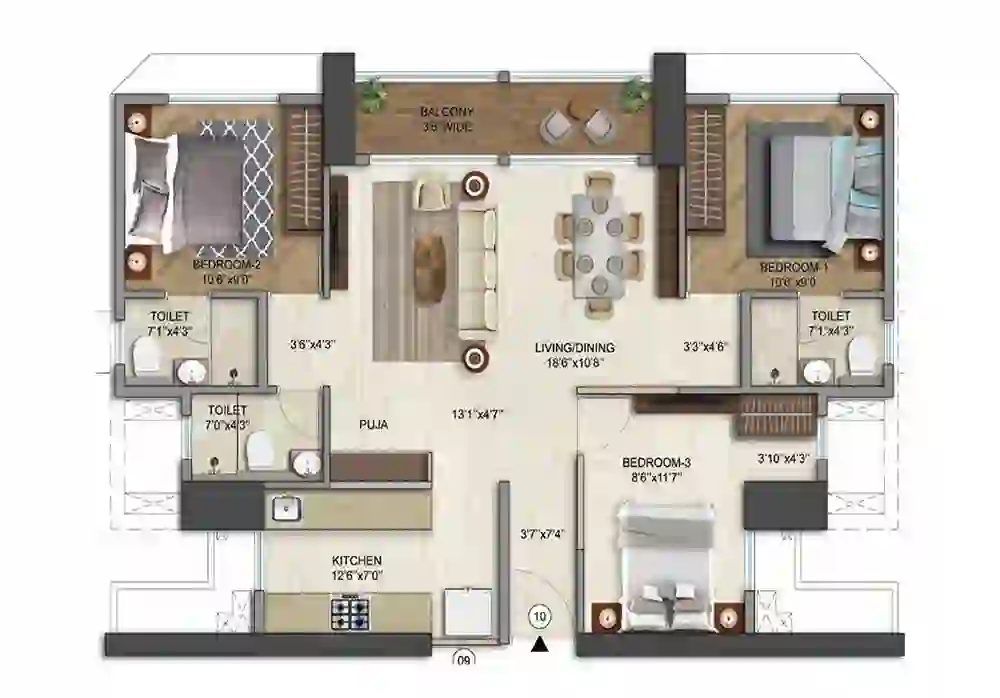 3 BHK